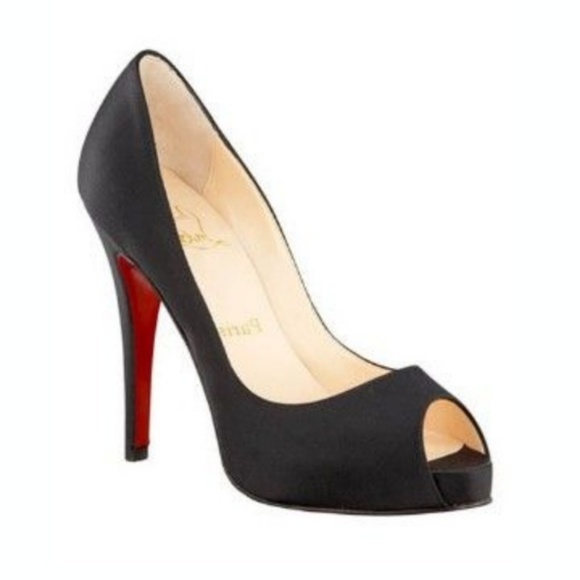 Christian Louboutin Shoes - Christian Louboutin Very Prive Satin Pumps